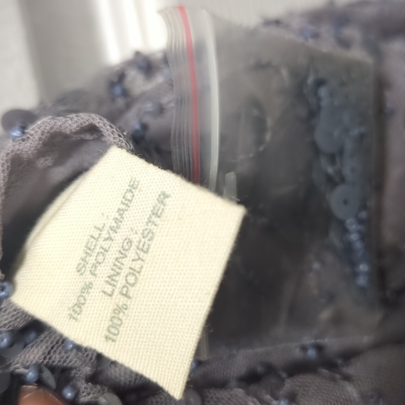 👗Anthropologie Grey Sequin Midi Dress, 12 - Picture 8 of 10